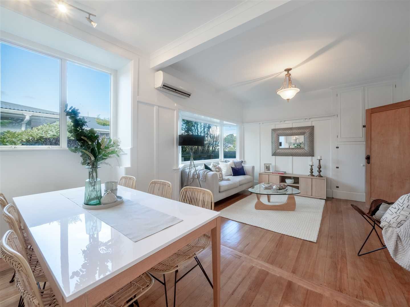 contemporary style open plan living