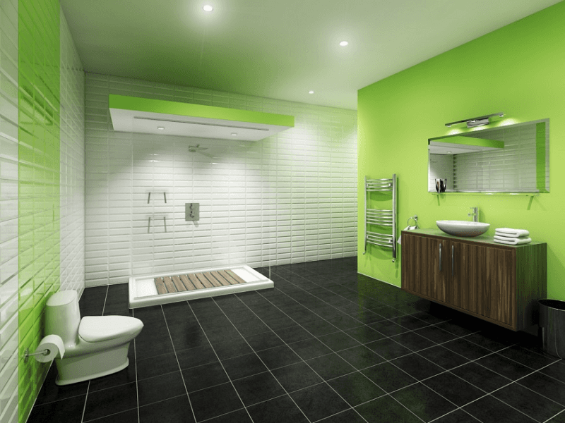 Greenery bathroom
