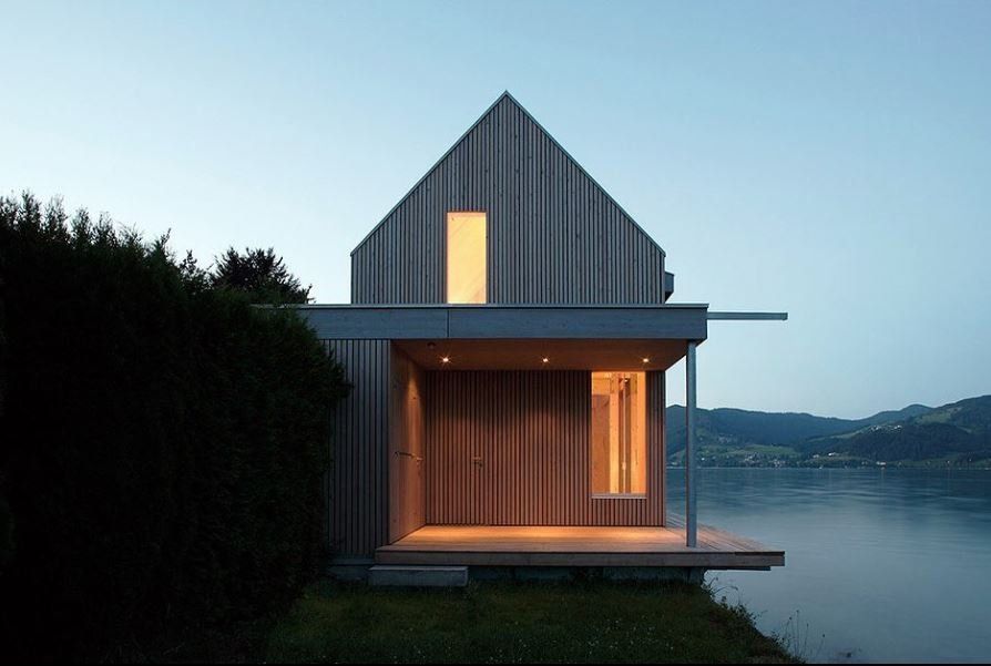 Tiny house on the lake