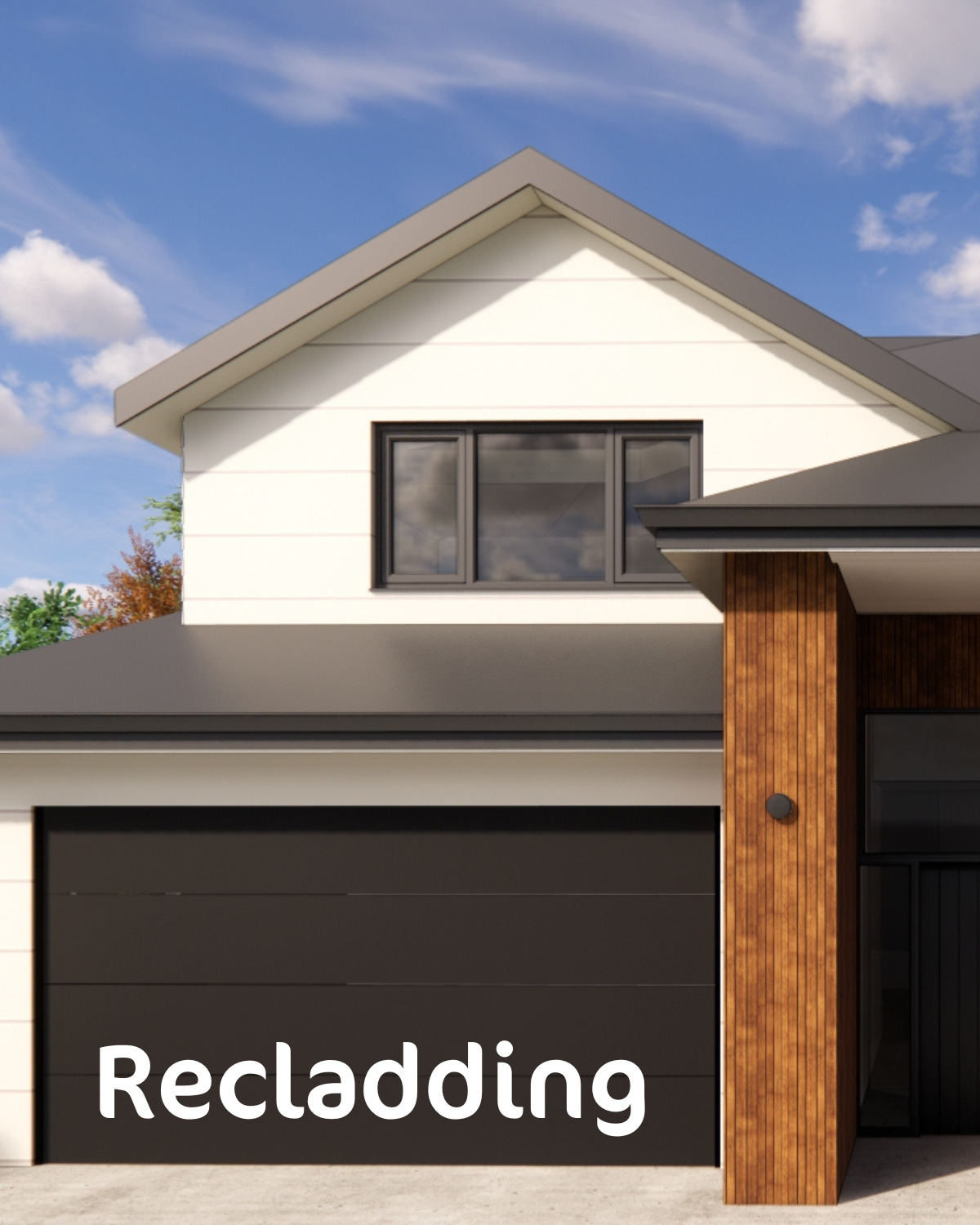 A picture of a house with the word recadding on it