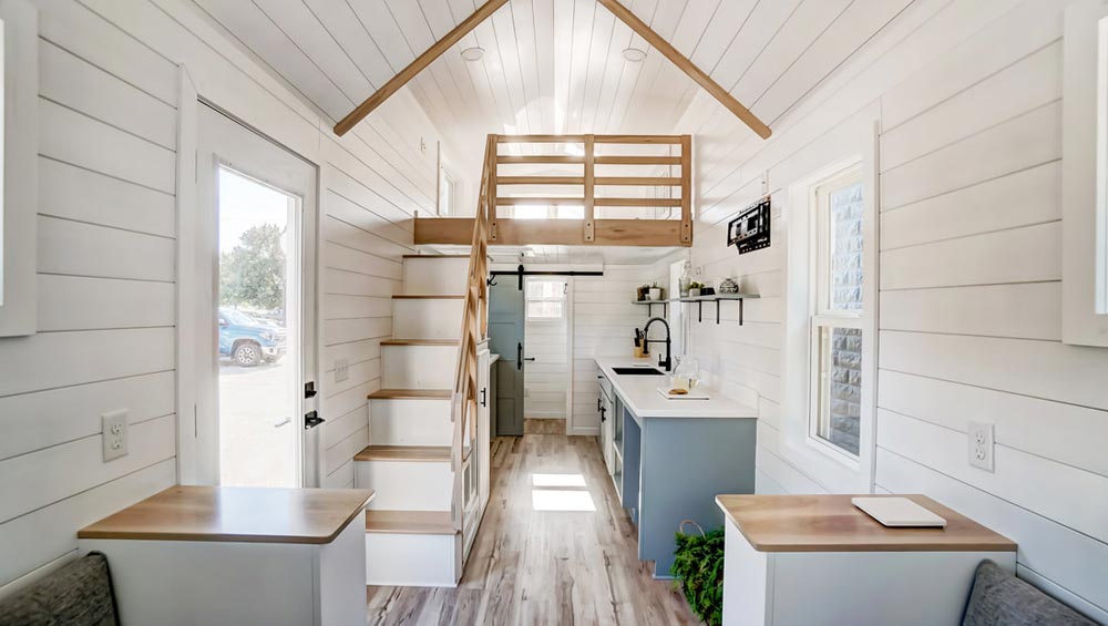 Clever use of space in a tiny house
