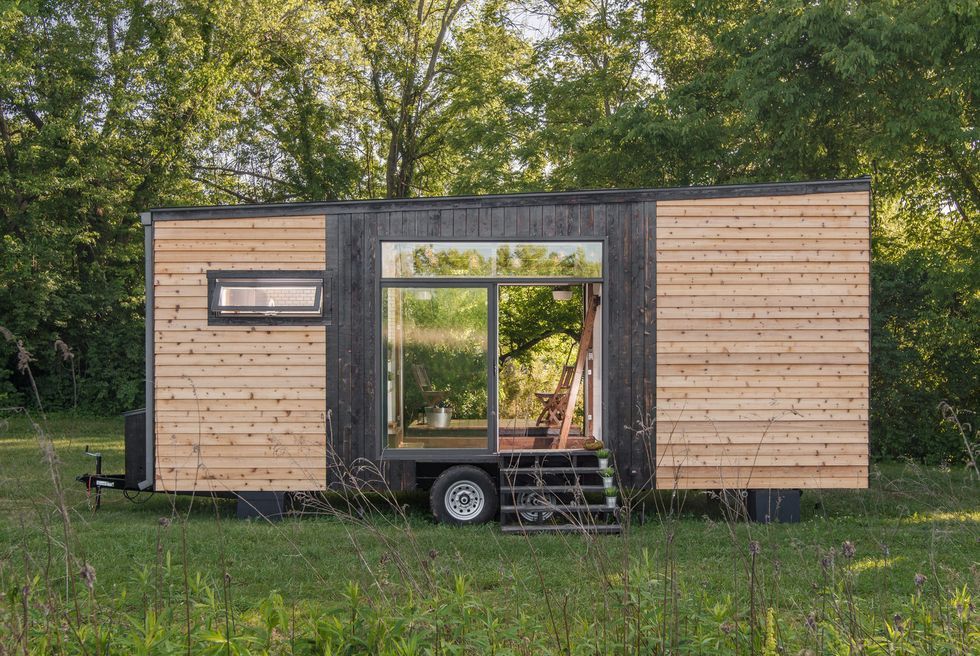 Tiny home on wheels for versatility
