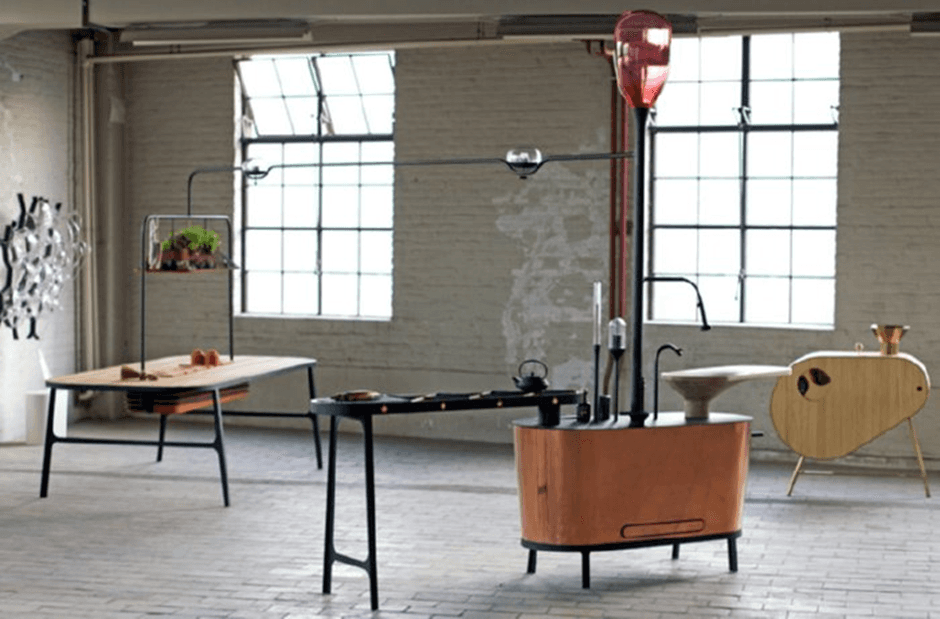 Post-industrial kitchen of the future
