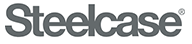 A close up of the steelcase logo on a white background.
