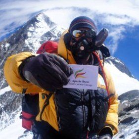 Mark Wood at Everest