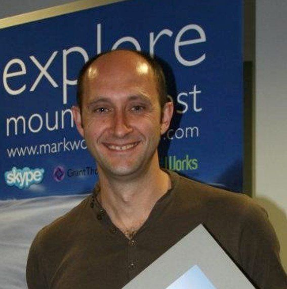 Richard Watson receives awards sports massage and personal training during attempt of Everest.