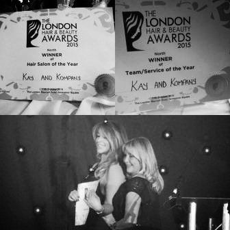 Best salons and best hairdressers awards to kay and kompany salon in london n10 muswell hill.
