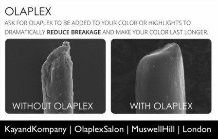 Olaplex hair salon kay and kompany, olaplex hair salons and olaplex hairdressers in Muswell Hill London, olaplex Haringey, Hampstead, Barnet and Enfield   