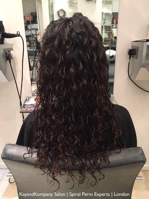spiral perm, long hair perms, kayandkompany london perm salons, northlondon perm hair, curly hair hairdressers, long hair perms london, perm hair muswell hill n10, hair perm salons, curly hair, perm hair spiral, long curly hair, curly perm hair, hair perm london, perm curly hair salons