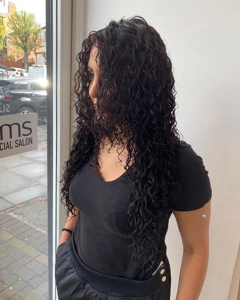 spiral perm, long hair perms, kayandkompany london perm salons, northlondon perm hair, curly hair hairdressers, long hair perms london, perm hair muswell hill n10, hair perm salons, curly hair, perm hair spiral, long curly hair, curly perm hair, hair perm london, perm curly hair salons