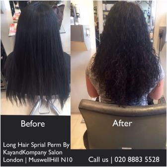 spiral perm, long hair perms, kayandkompany london perm salons, northlondon perm hair, curly hair hairdressers, long hair perms london, perm hair muswell hill n10, hair perm salons, curly hair, perm hair spiral, long curly hair, curly perm hair, hair perm london, perm curly hair salons