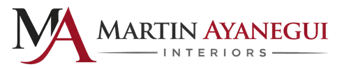 Logo for Martin Ayanegui Interiors. Features 