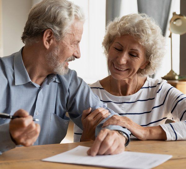 Old Couple Ready to Sign — Cleburne, TX — Bradley Law Firm