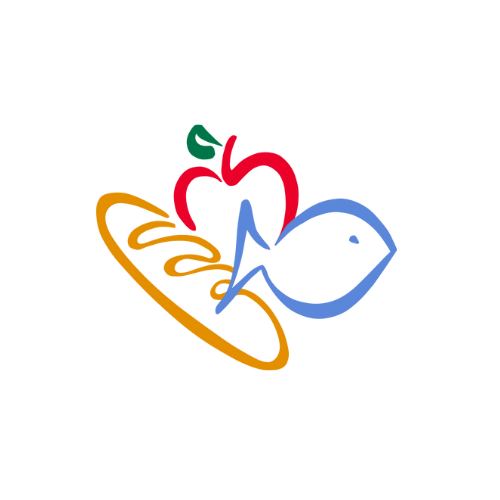 bread fish apple logo
