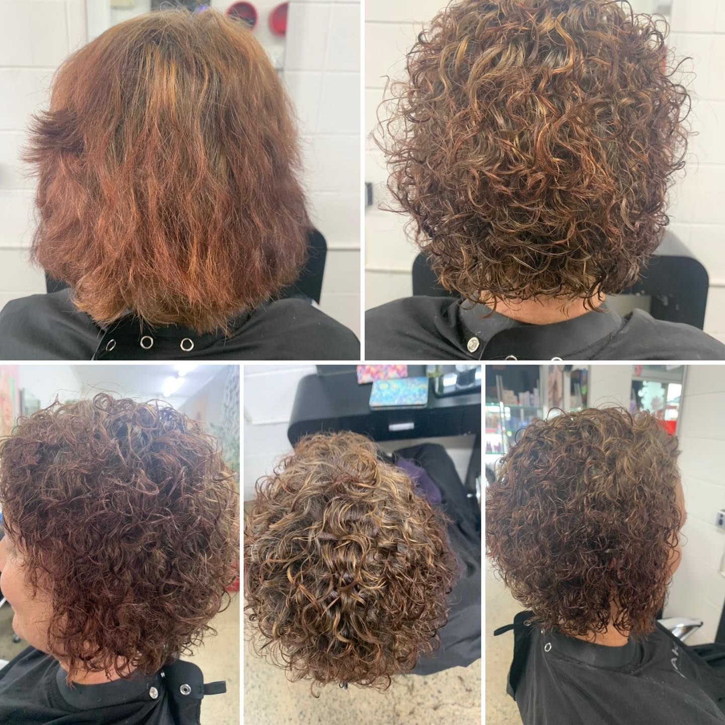 A Close Up of a Woman 's Hair With Curlers in It — Embellish Hair and Beauty In Slade Point, QLD