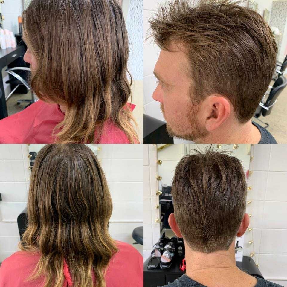 A Man Getting a Hair Cut in a Salon — Embellish Hair and Beauty In Slade Point, QLD