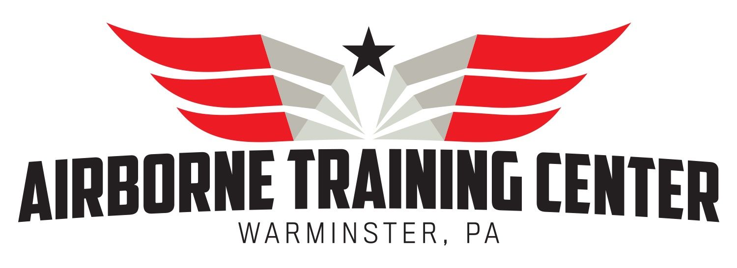 The logo for the airborne training center in warminster pa