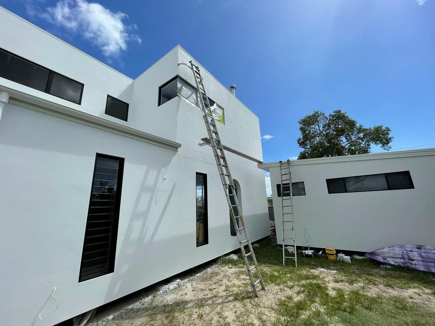 Interior House Roof Painted White - Painters in Coolangatta, NSW