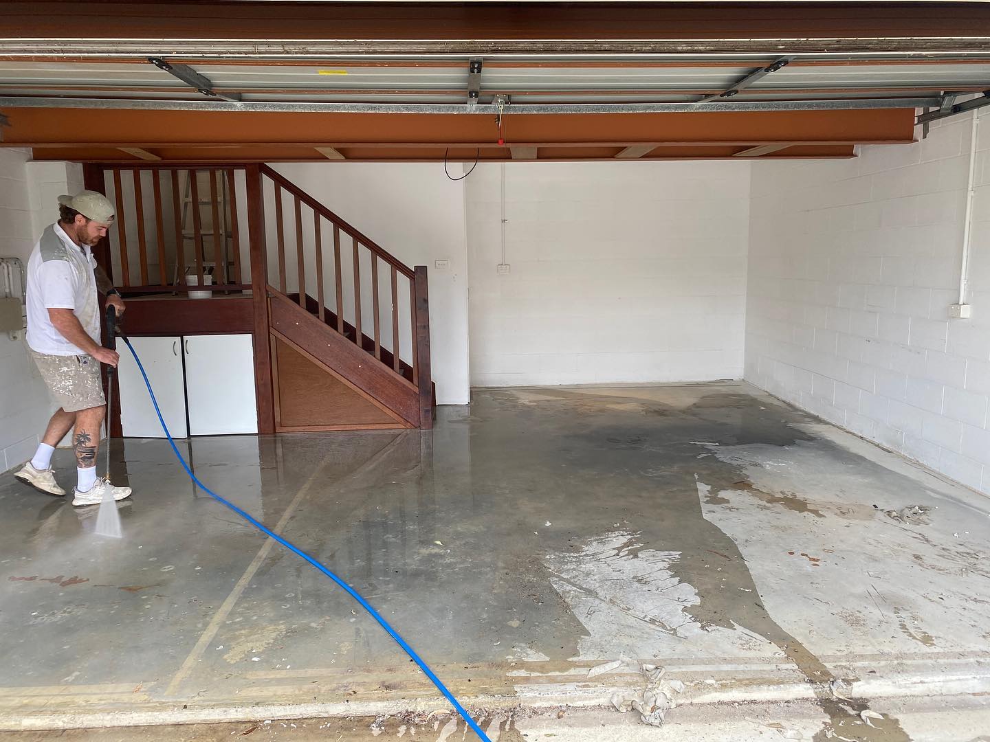 Garage Painting Before — Painters in Coolangatta, NSW