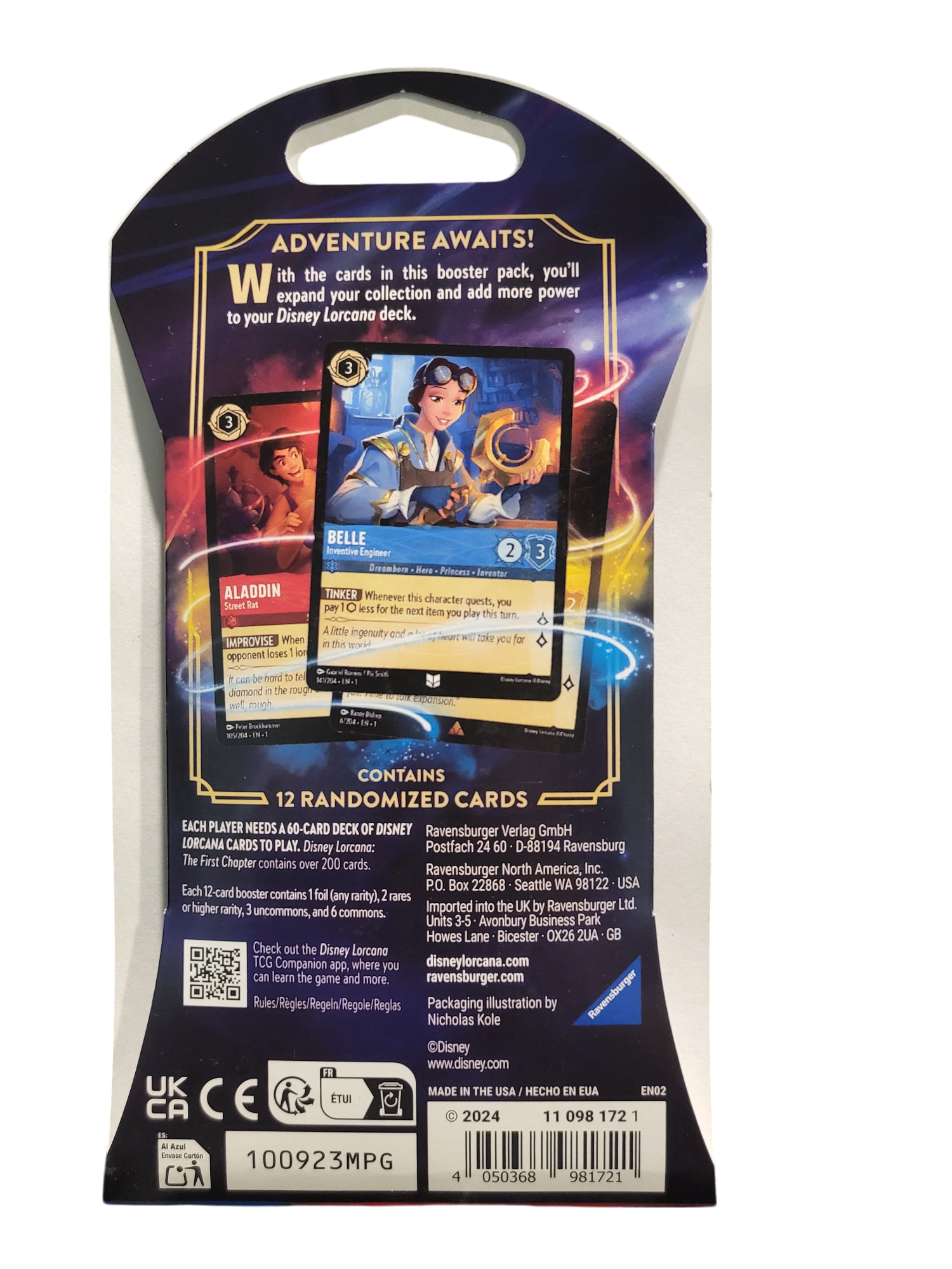 Disney Lorcana: First Chapter Blister pack