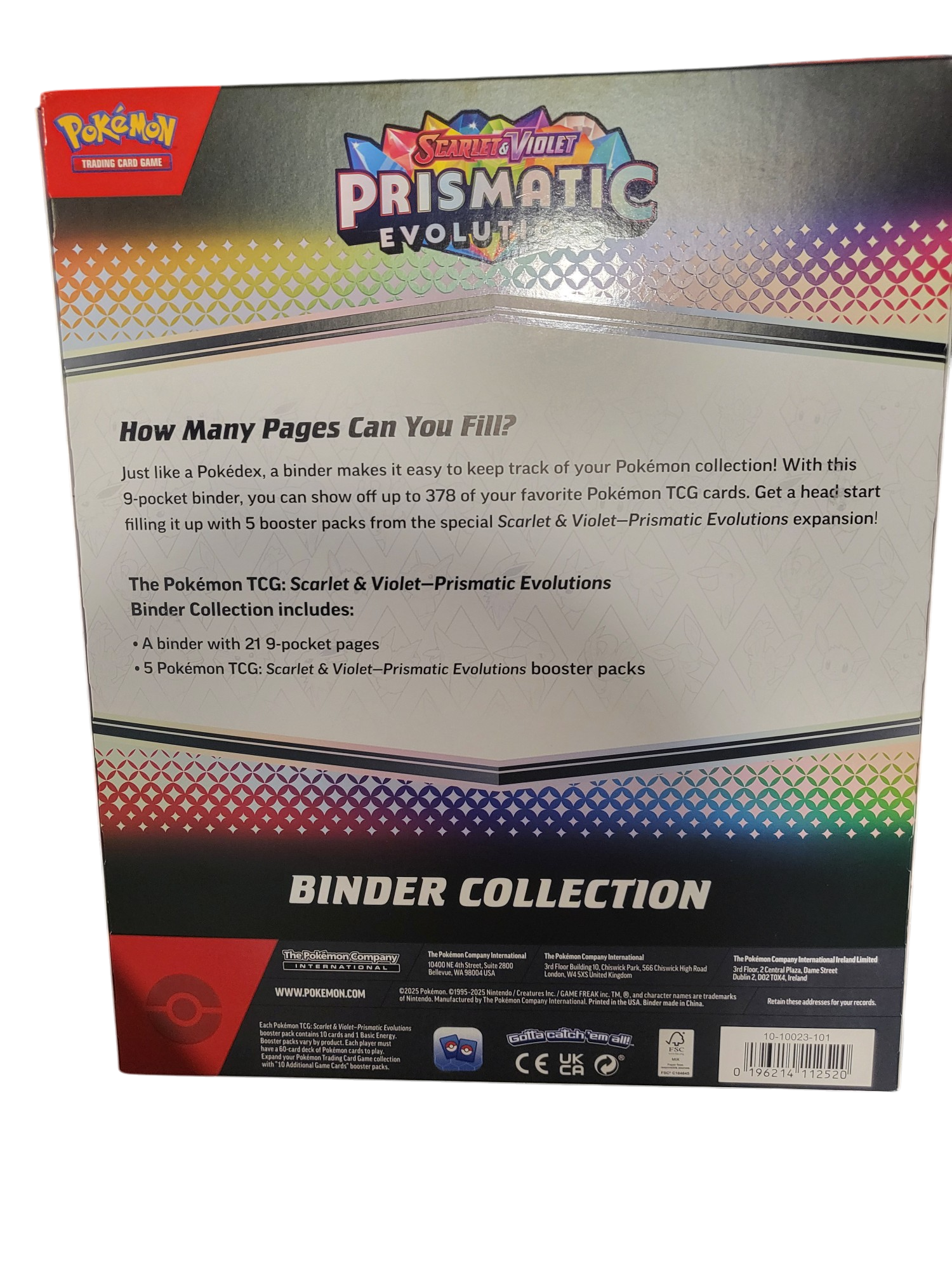 Pokémon TCG: Prismatic Evolutions Binder Collection
