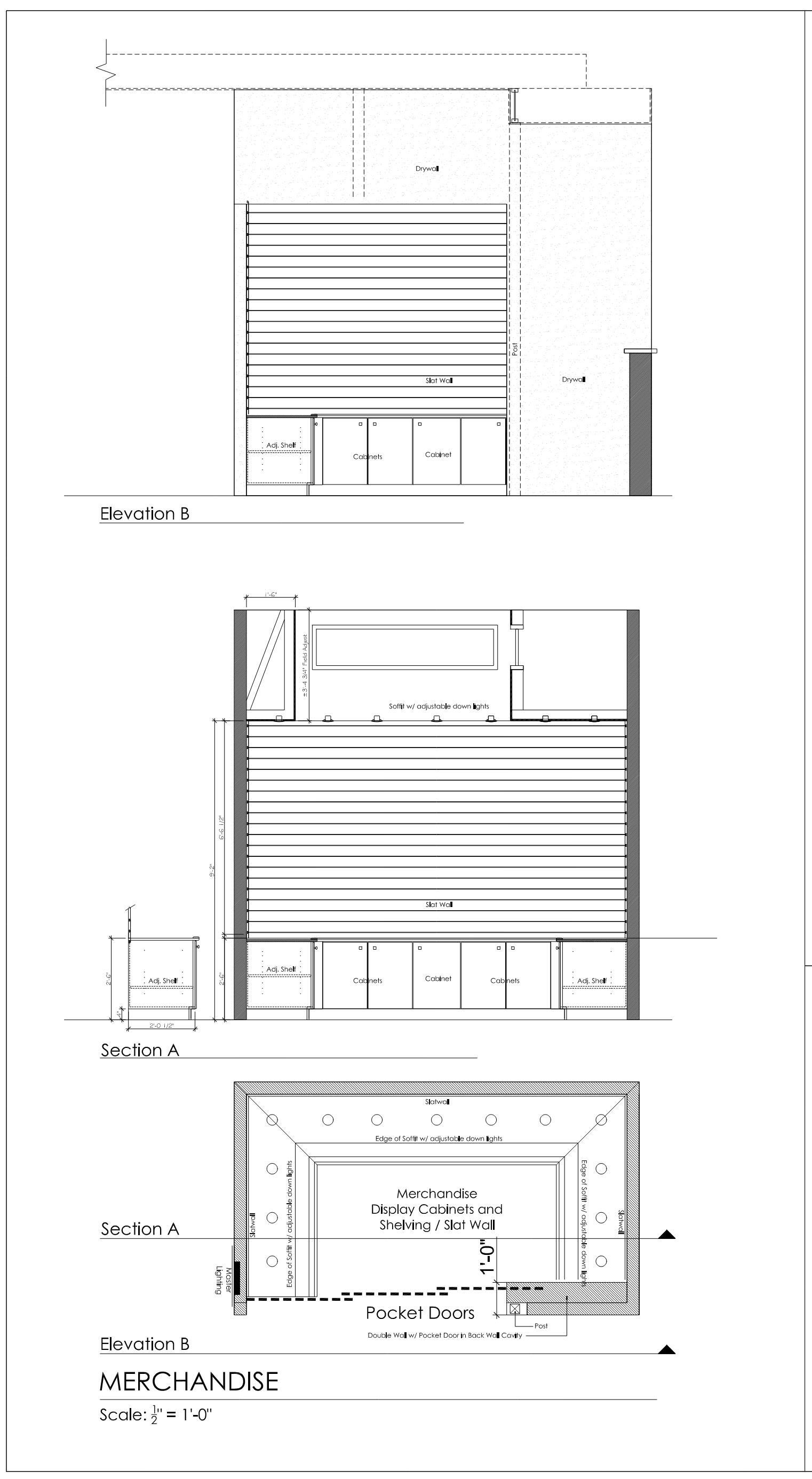 A black and white drawing of a building with measurements