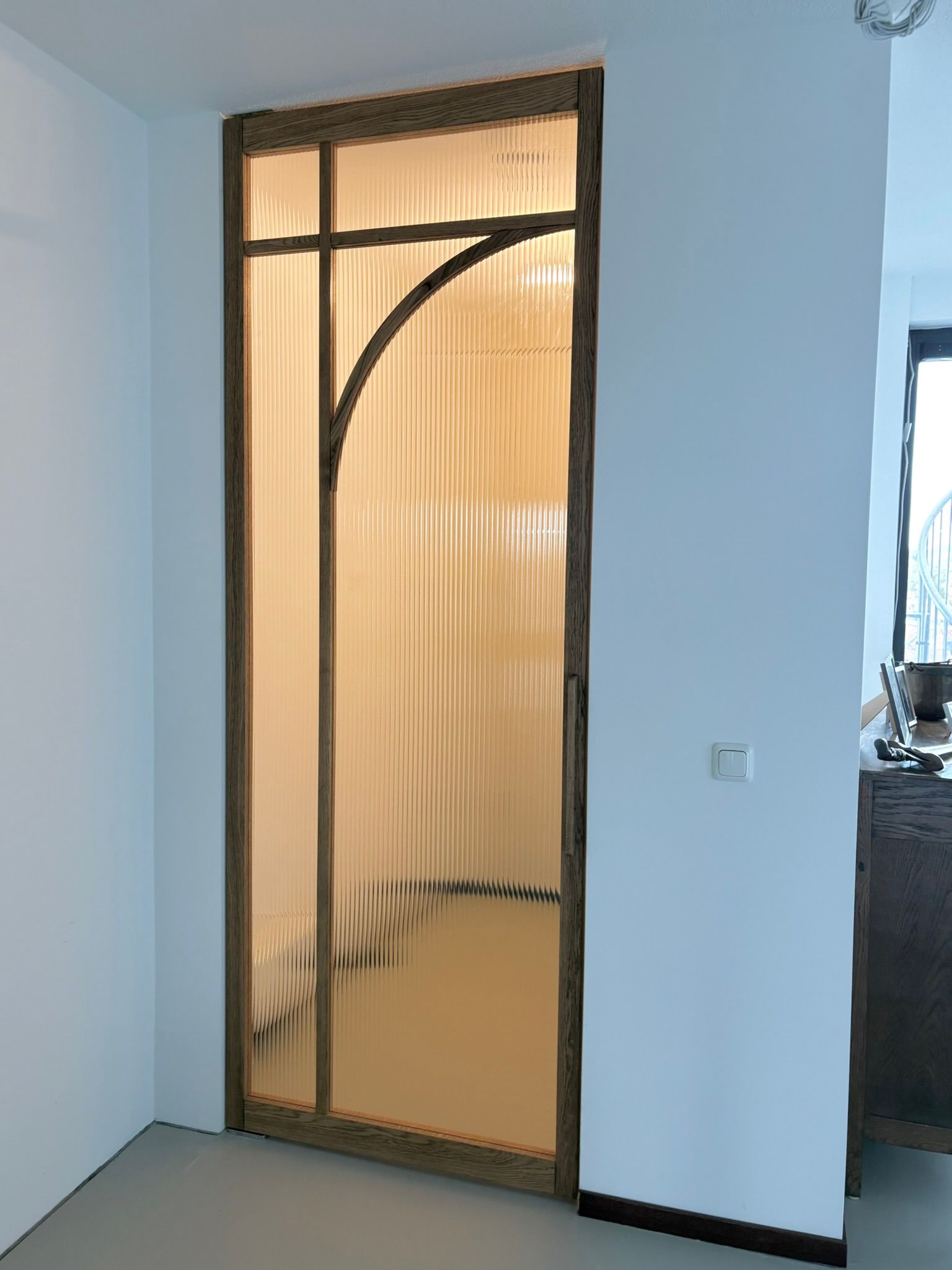 Dubbele eikenhouten taatsdeur toog 