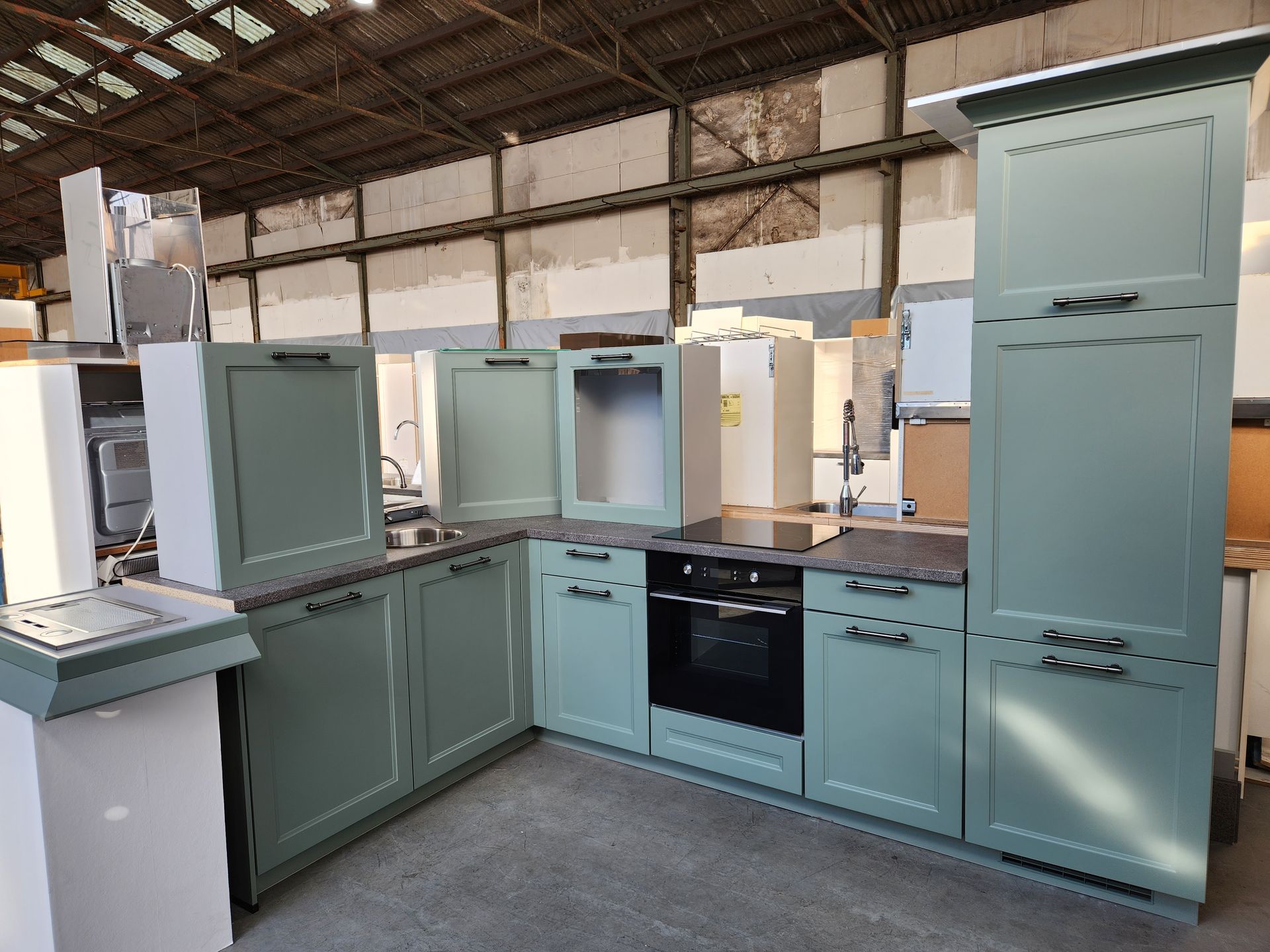 Küche Mintgrün & Vintage Flair 2619