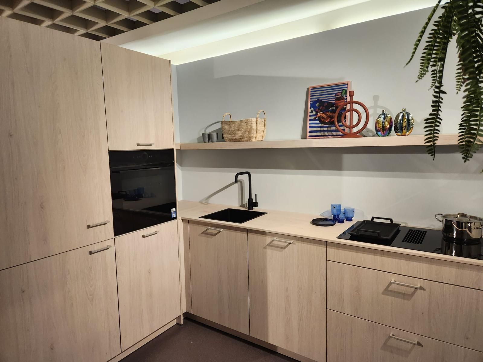 Küche Licht-Eiche & Naturlook 3719 A