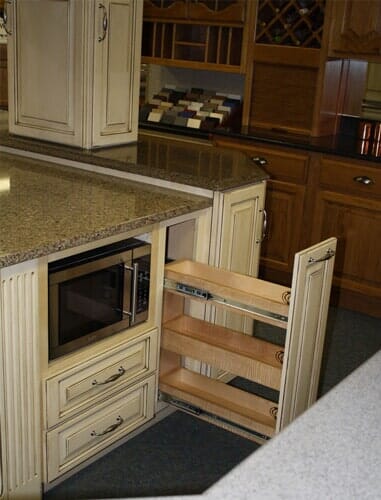 Open Kitchen Cabinet - Remodeling in Champaign, IL