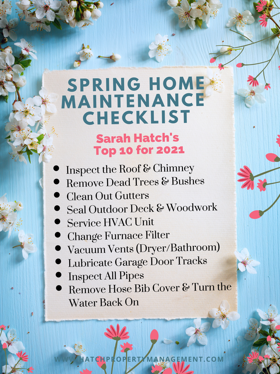 Spring Home Maintenance Checklist 21