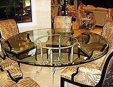 Table and Chairs — Virginia Beach, VA — Atlantic Glass And Mirror Co. Inc.