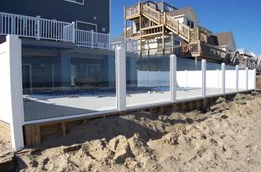 Residential Glass Fence — Virginia Beach, VA — Atlantic Glass And Mirror Co. Inc