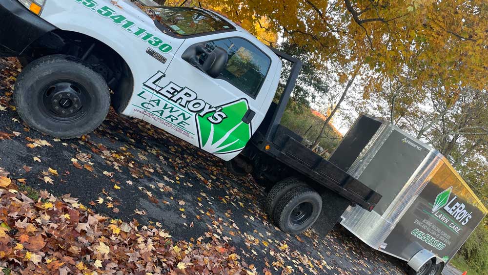 Service Truck — Pine Bush, NY — LeRoy’s Lawn Care