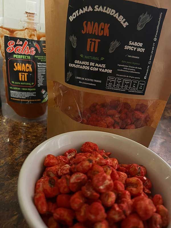 SnackFit Saludable - maíz spicy hot