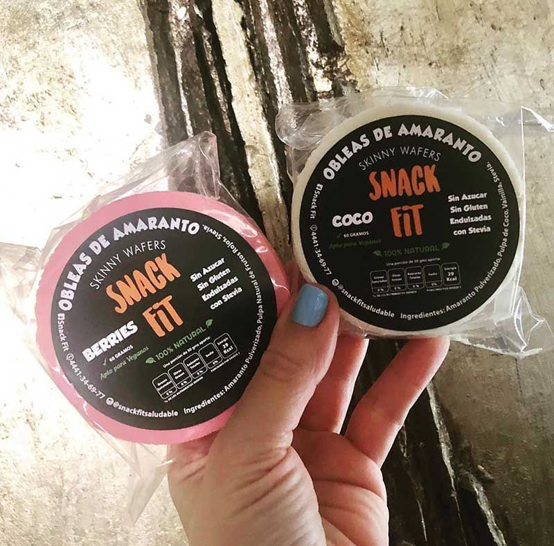 SnackFit Saludable – Obleas de Amaranto sin Azúcar