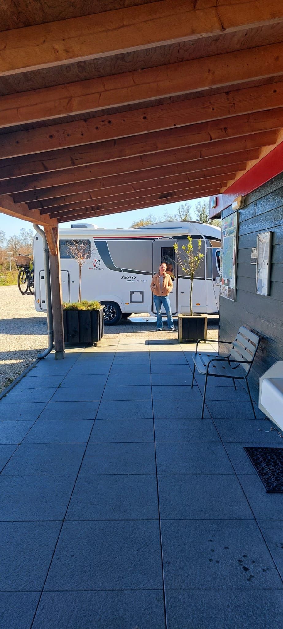 Een van de beste camperplaatsen die we hebben gehad. Camperplaats Kostverloren in Nunspeet. De Blije Camperaar.
