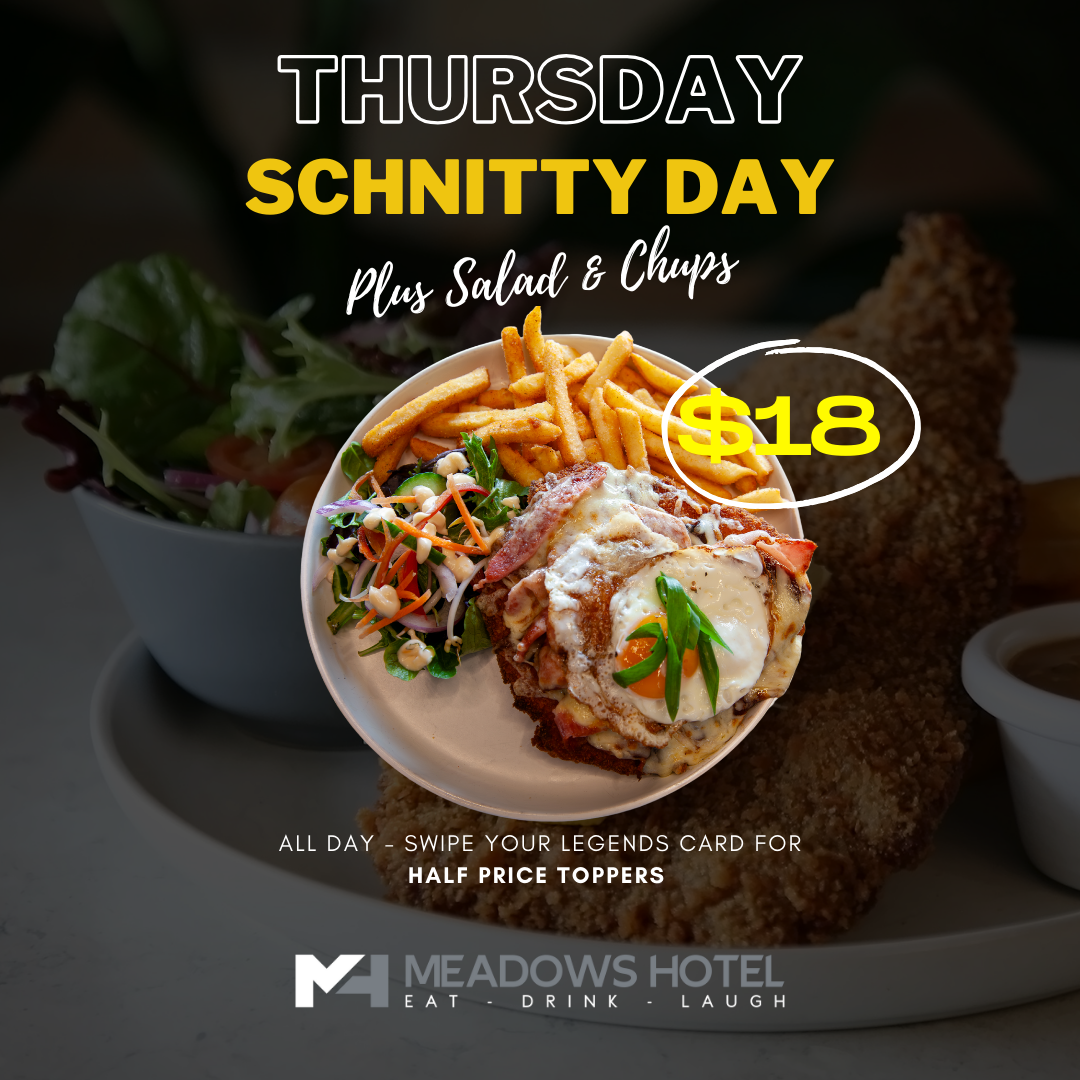 Meadows Hotel Schnitty night
