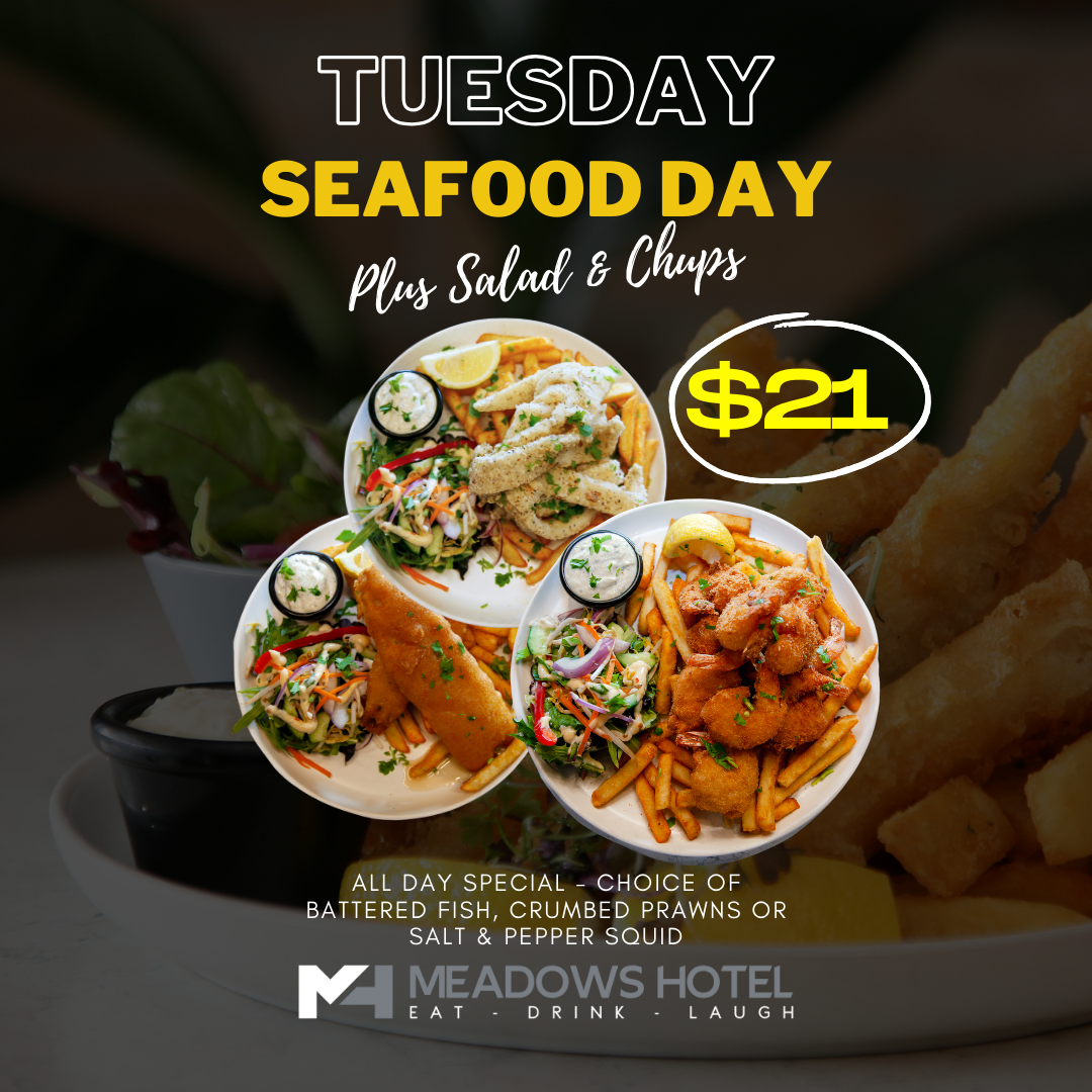 Meadows Hotel seafood night