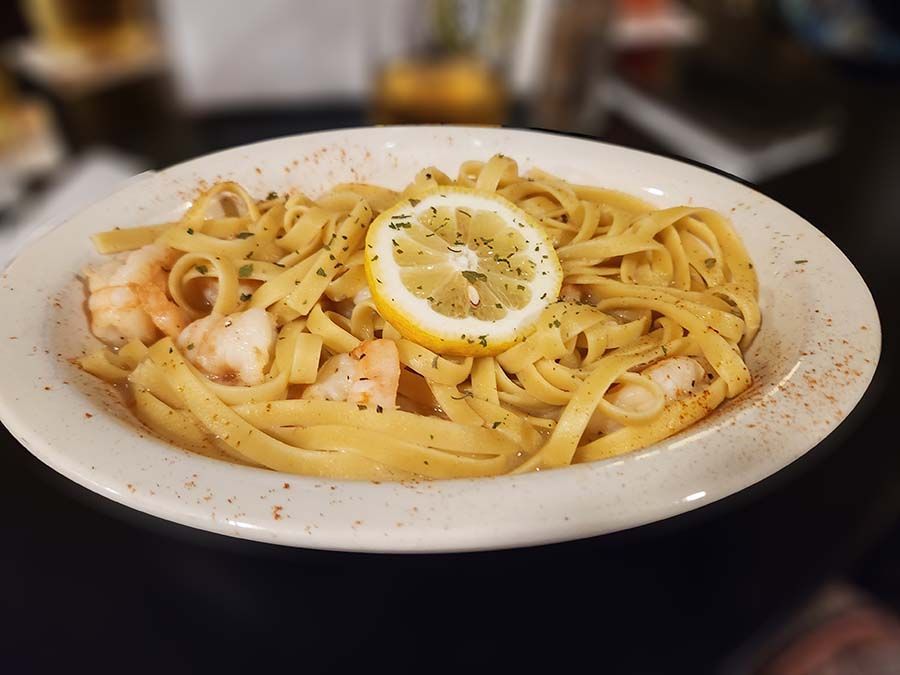 Creamy Pesto Shrimp