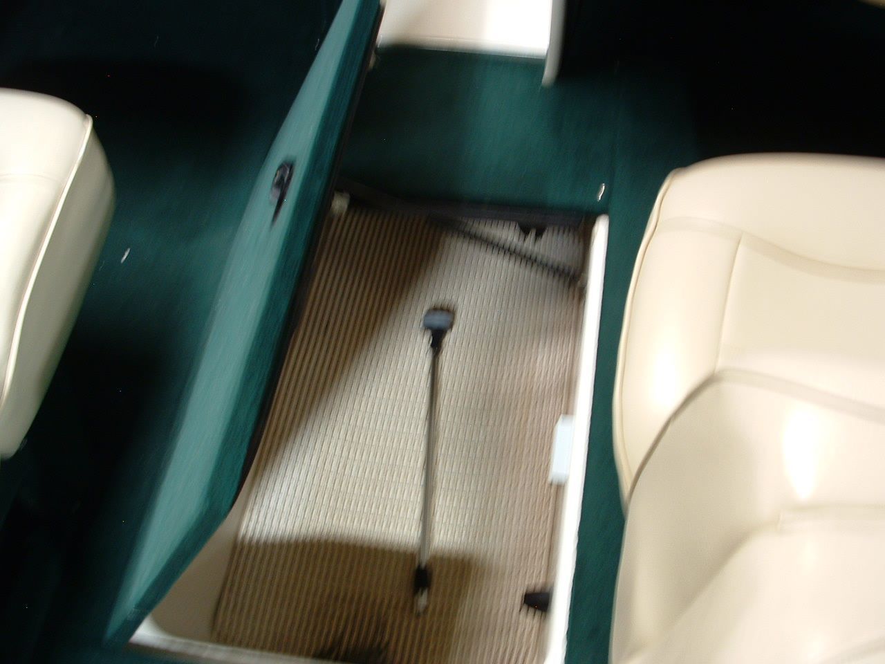 The trunk of a boat has a microphone in it