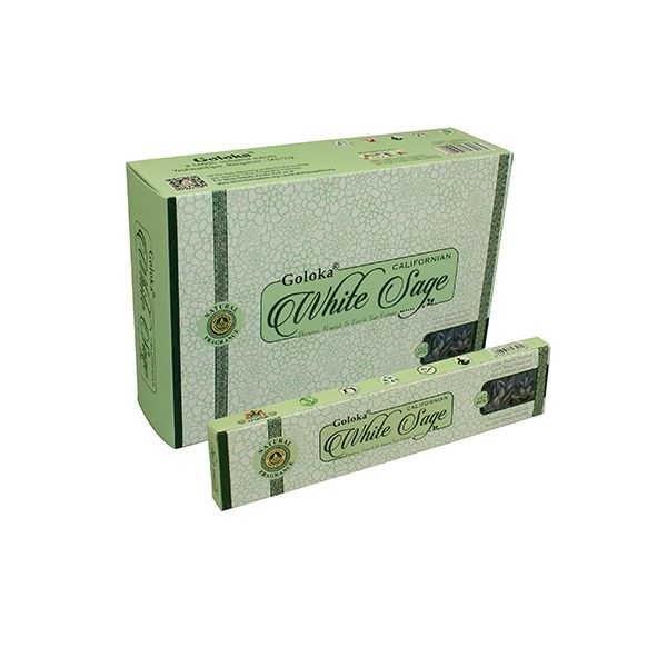 Incenso stick Popular Goloka - Salvia Bianca