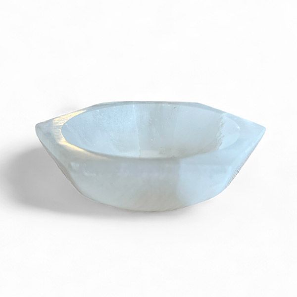 Portagioie Esagonale Piccolo in Selenite