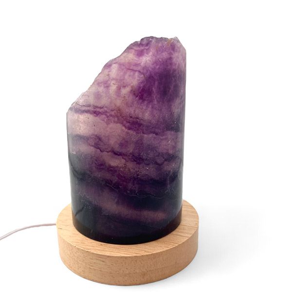 Lampada Cilindro Fluorite Arcobaleno su Base Led