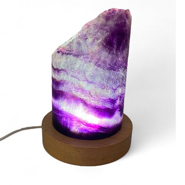 Lampada Cilindro Fluorite Arcobaleno su Base Led
