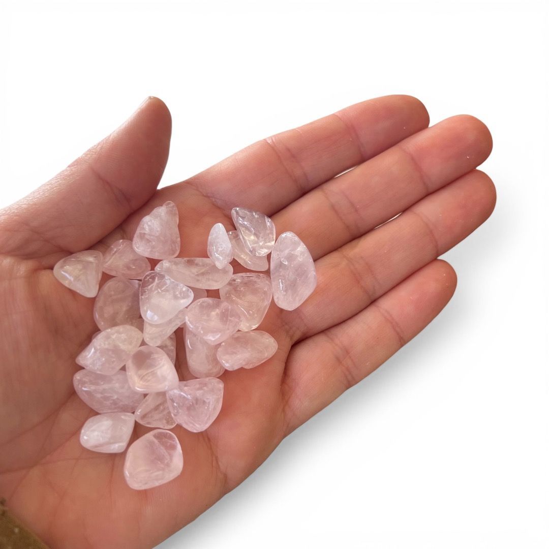 Pietre burattate Mini Quarzo Rosa 100 g