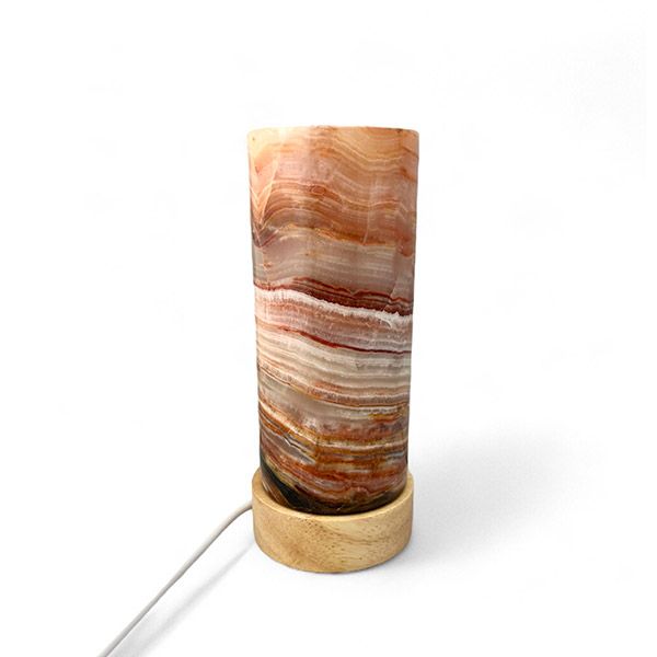 Lampada Cilindro Onice su Base Led