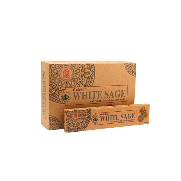 Incenso stick Organico Goloka - Salvia Bianca