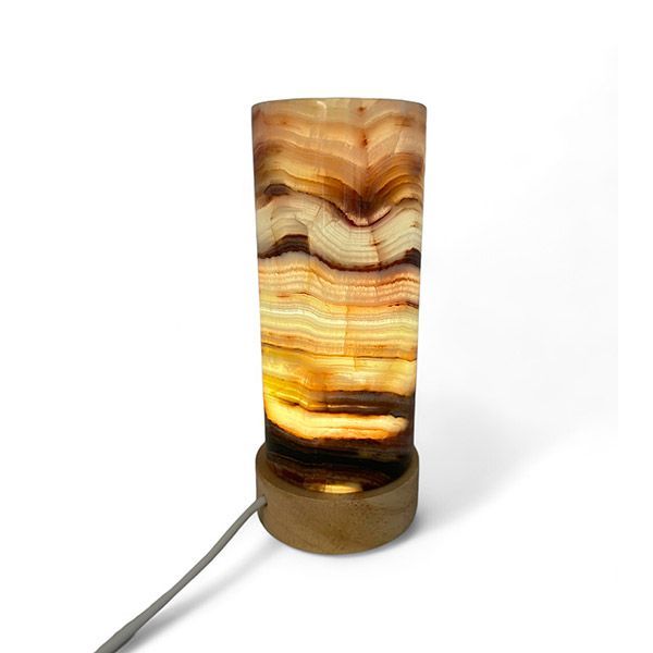 Lampada Cilindro Onice su Base Led