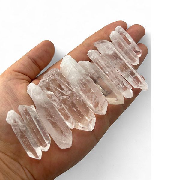 Punte naturali di Cristallo di Rocca - confezione da 200 g